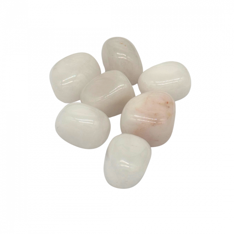 Giada bianca burattata