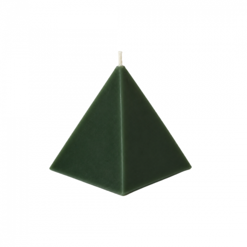 Candela a piramide - 5 x 5 cm
