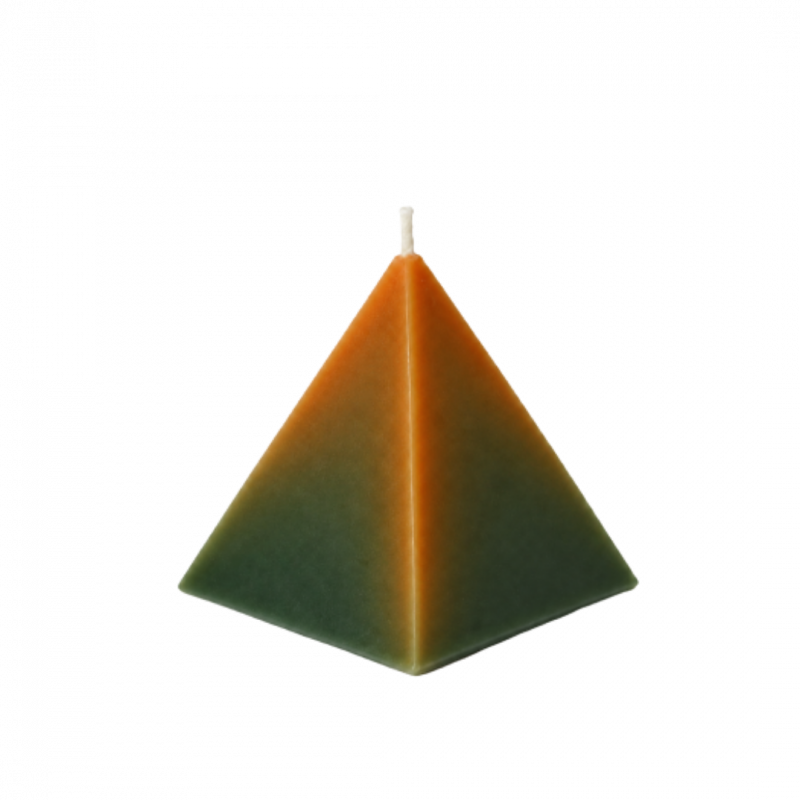 Candela a piramide - 5 x 5 cm