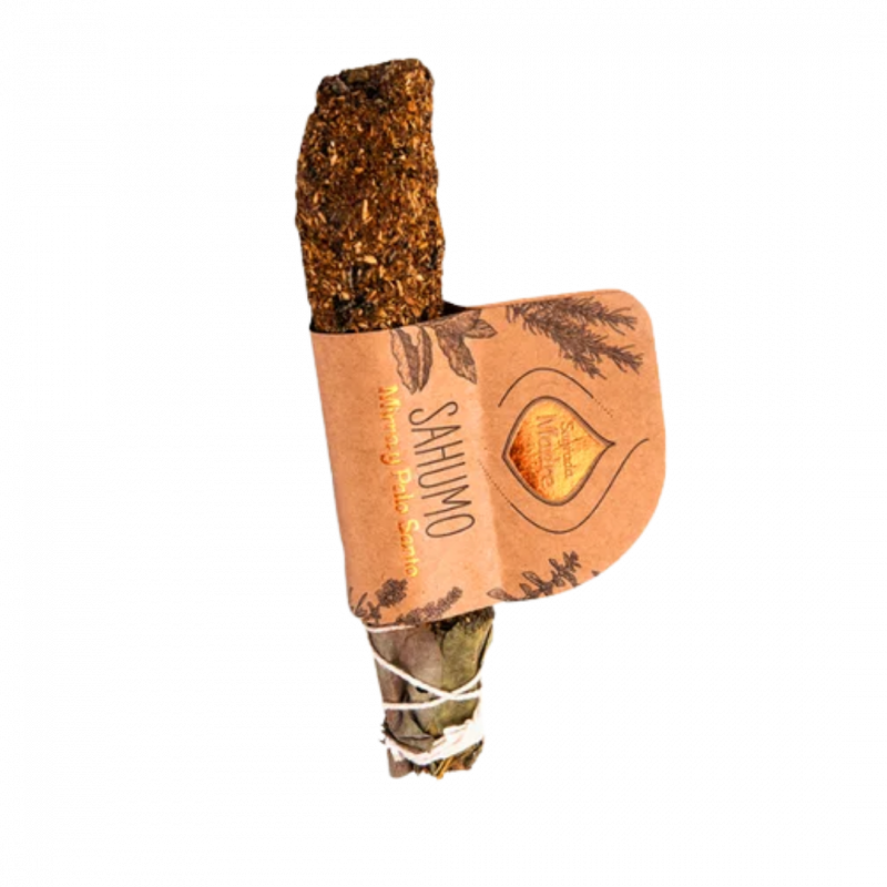 Smudge sahumo palo santo e mirra sagrada madre - 1 pz