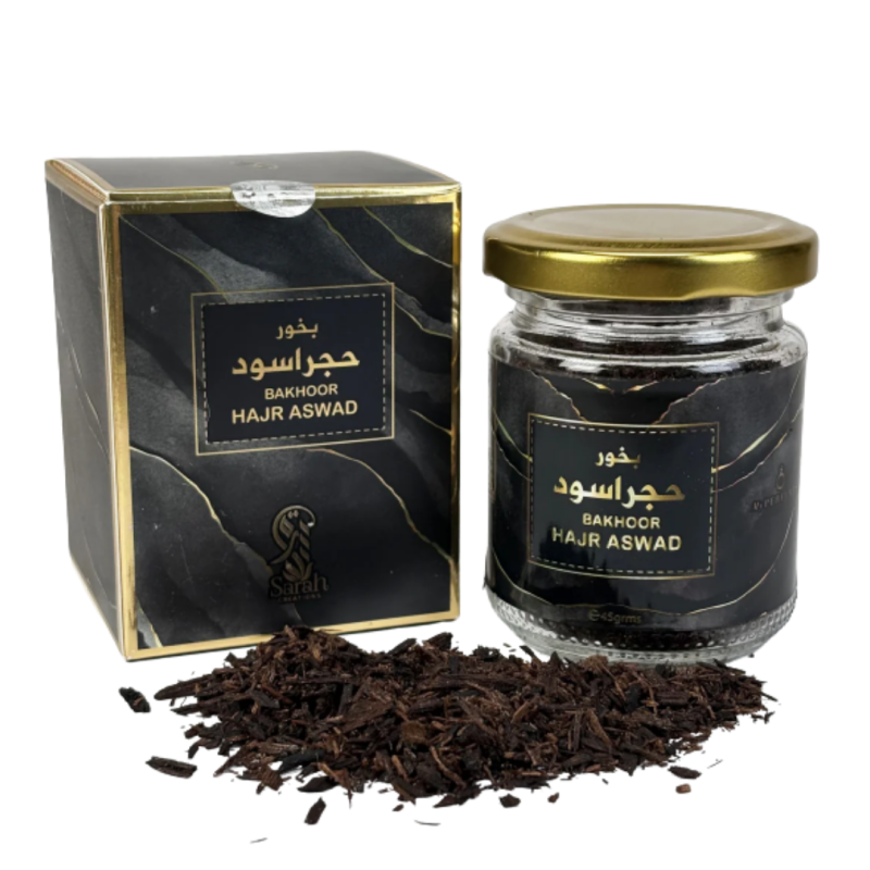 Legno in scaglie sarah bakhoor hajr aswad - 45 gr