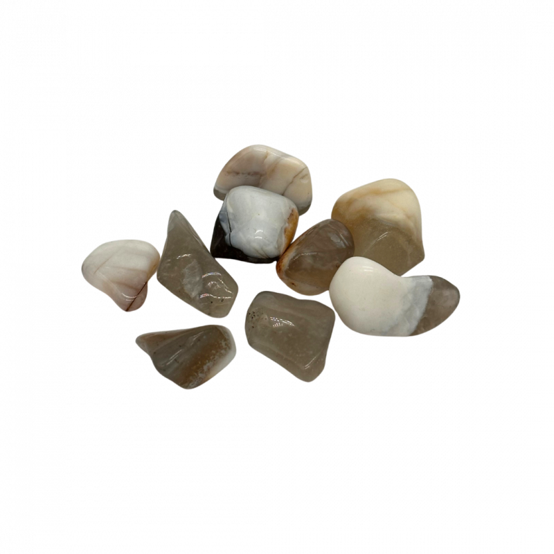 Agata naturale burattata