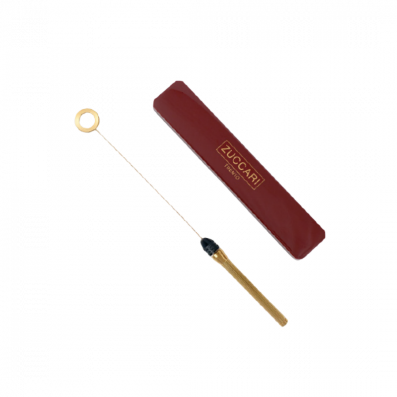 Biorilevatore micro bi in ottone dorato sfilabile - c.a. 20 cm