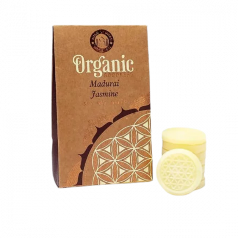 Blocchetto cera di soia organic goodness gelsomino madurai - 40 gr