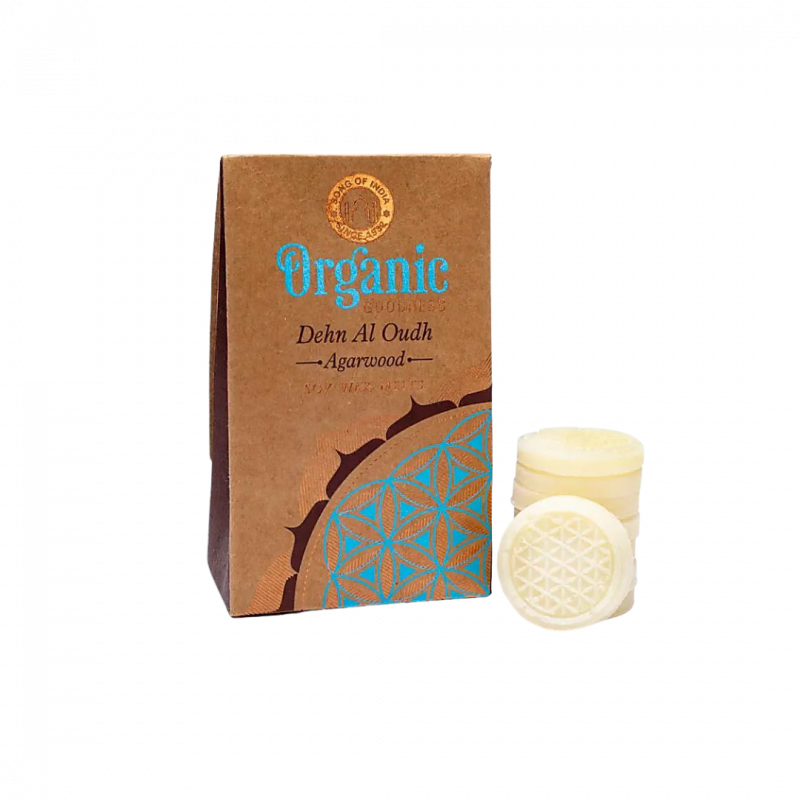 Blocchetto cera di soia organic goodness legno di agar - 40 gr