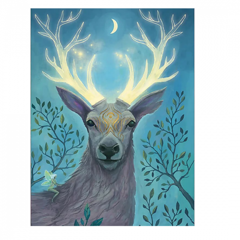 Block notes cervo - 12,5 x 9,5 cm