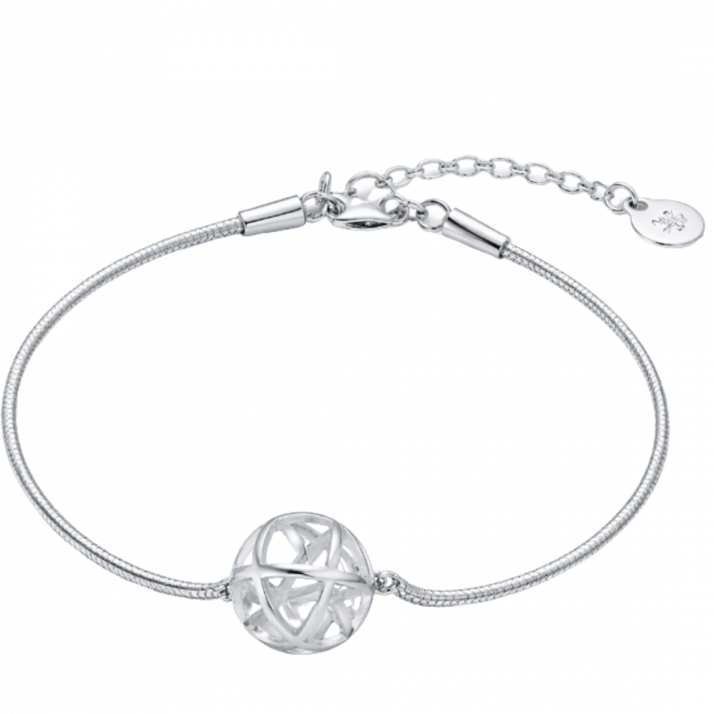 Bracciale piccola genesa in argento - 17 mm