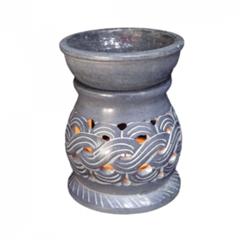 Brucia essenze celtico in pietra ollare - 10 cm