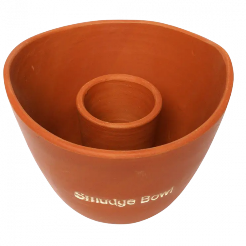 Bruciatore smudge bowl in terracotta naturale - 11 x 14 cm