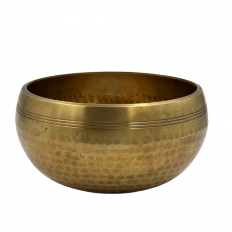 Campana tibetana mantra con decorazioni 13 cm - 710/150 gr