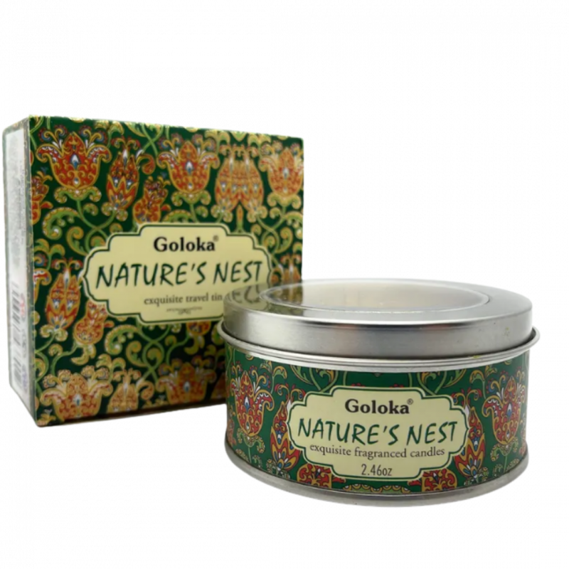 Candela goloka nature's nest in cera di soia - 5 h