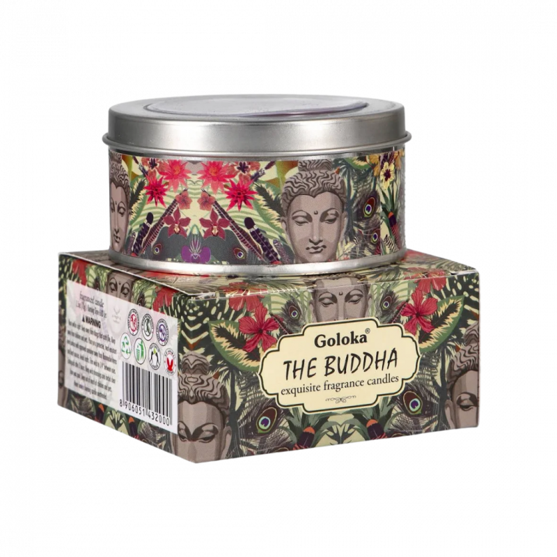 Candela goloka the buddha in cera di soia - 5 h