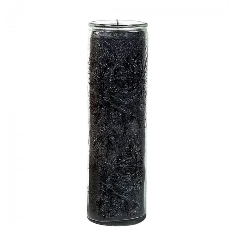 Candela yogi e yogini 100 h foresta in stearina in vetro profumata