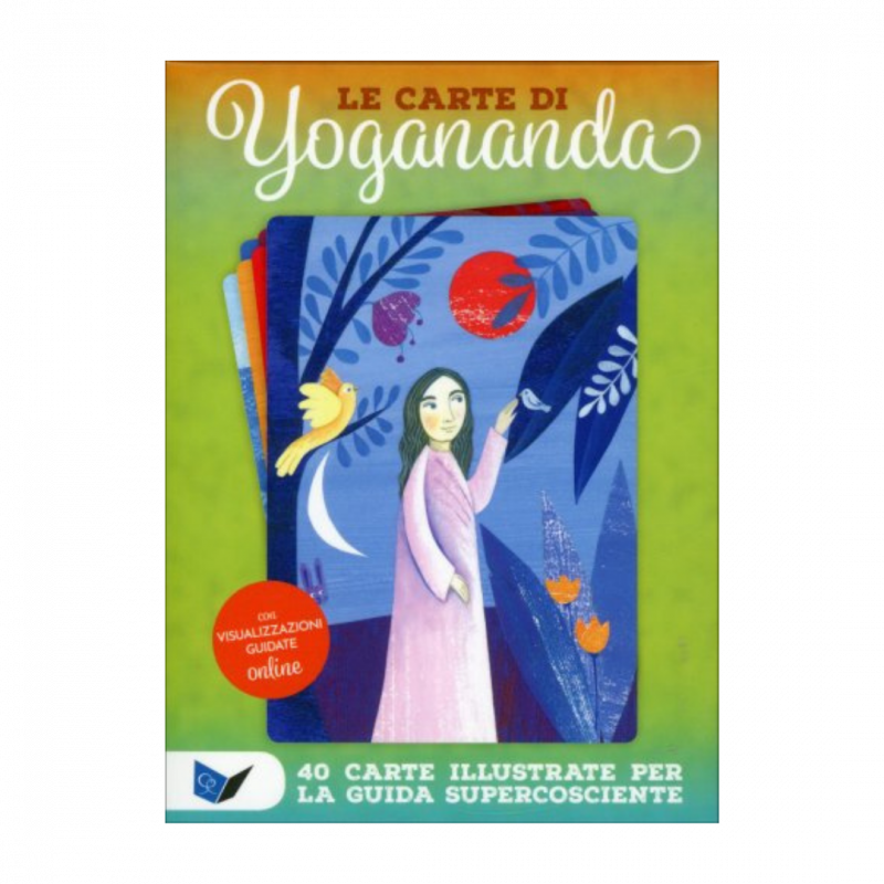Carte di yogananda. 40 carte illustrate per la guida supercosciente. con libro c