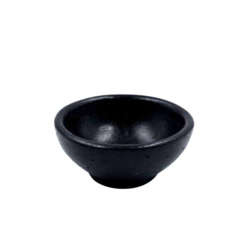 Ciotolina nera in terracotta - 8,5 cm
