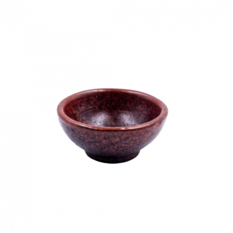 Ciotolina marrone in terracotta - 7x3,5 cm