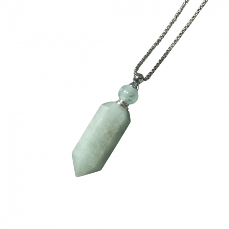 Collana aromaterapia acquamarina