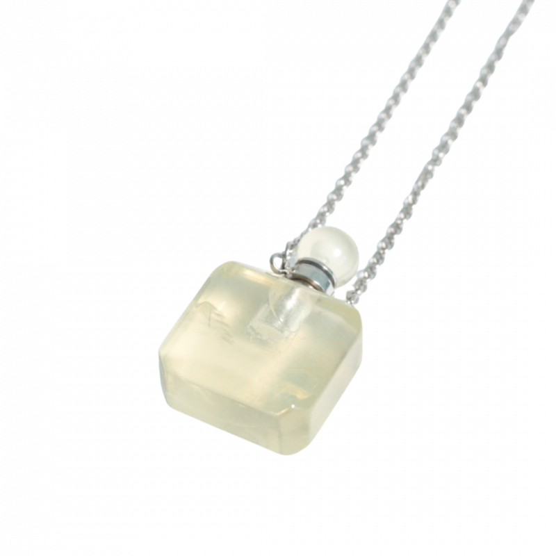 Collana aromaterapia quarzo giallo