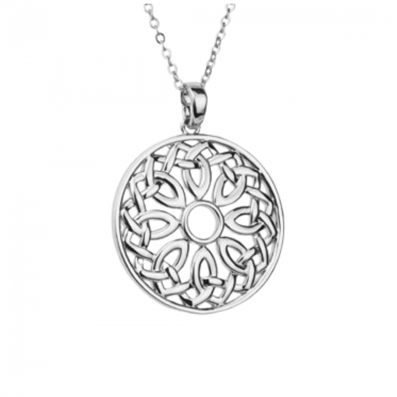 Collana sole di san michele - placcato argento
