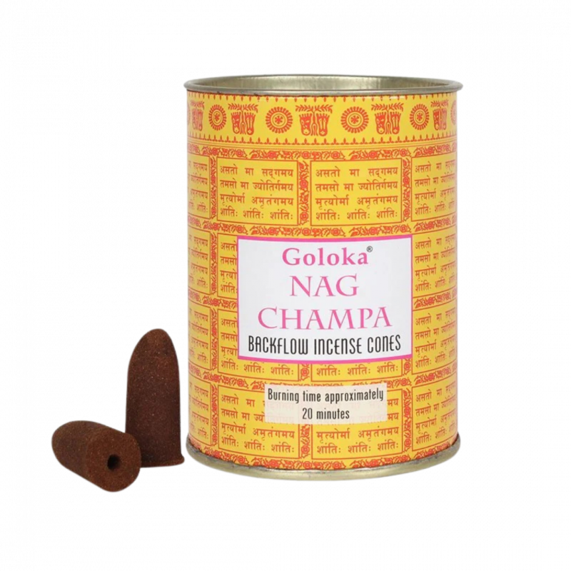 Coni di incenso goloka nagchampa - 20 gr