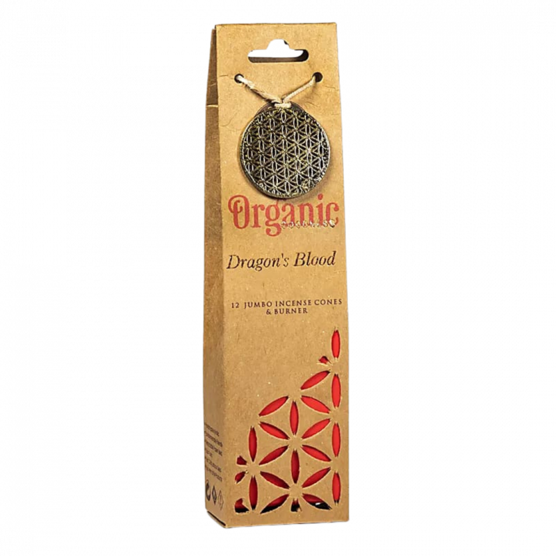 Coni di incenso organic godness sangue di drago - 72 gr