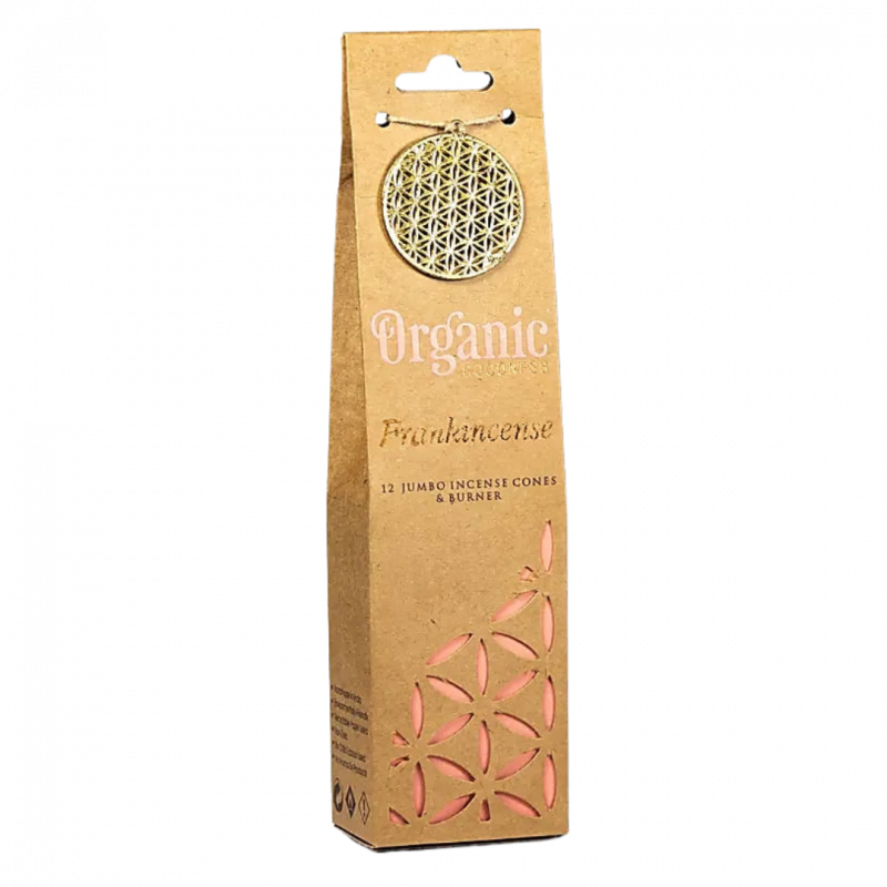 Coni di incenso organic goodness frankincenso  - 72 gr