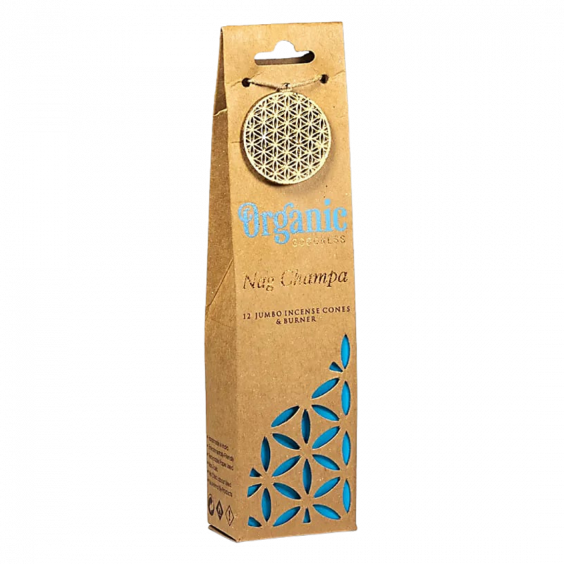 Coni di incenso organic goodness nag champa - 72 gr