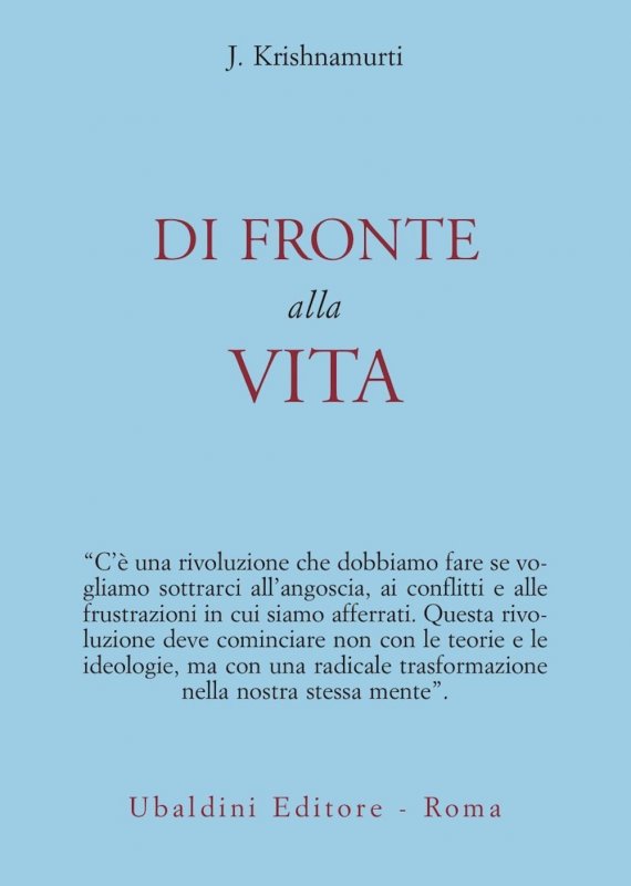 Di fronte alla vita