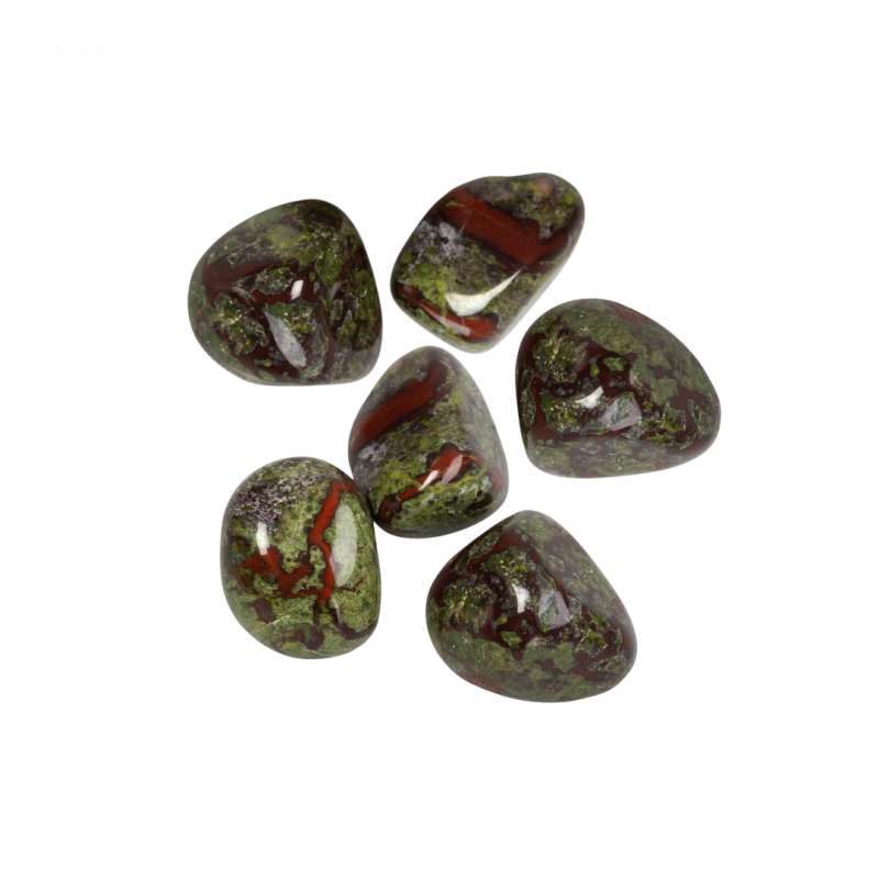 Diaspro sangue di drago burattato