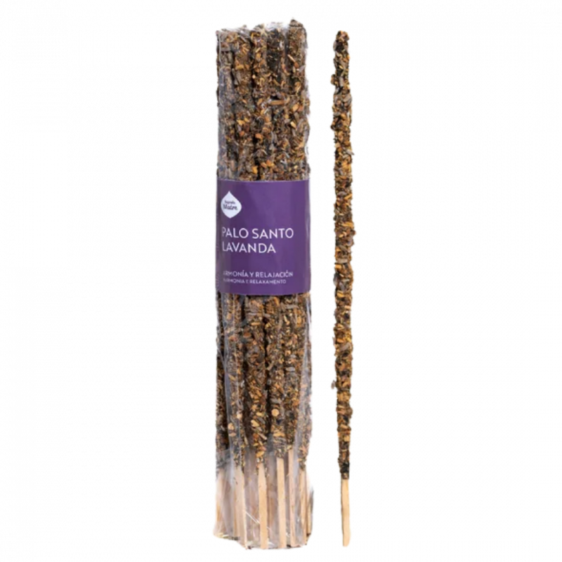 Incenso ahorro palo santo e lavanda sagrada madre - 20 sticks