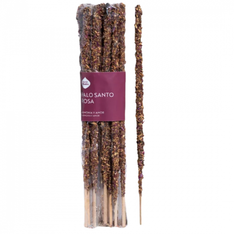 Incenso ahorro palo santo e rosa sagrada madre - 20 sticks