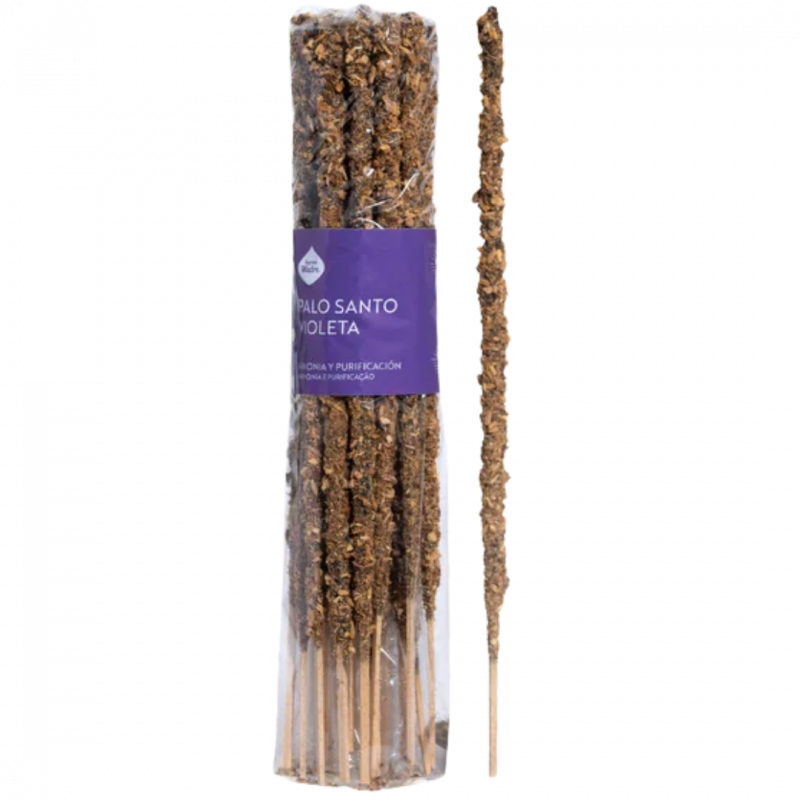 Incenso ahorro palo santo e violetta sagrada madre - 20 sticks