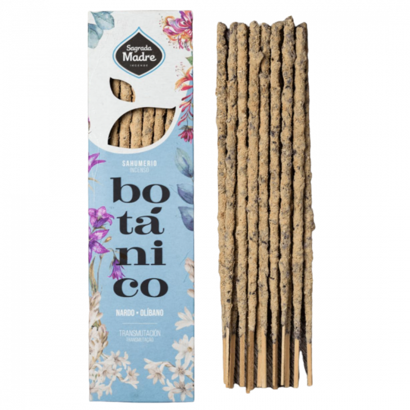 Incenso botanico nardo e olibano sagrada madre - 6 sticks