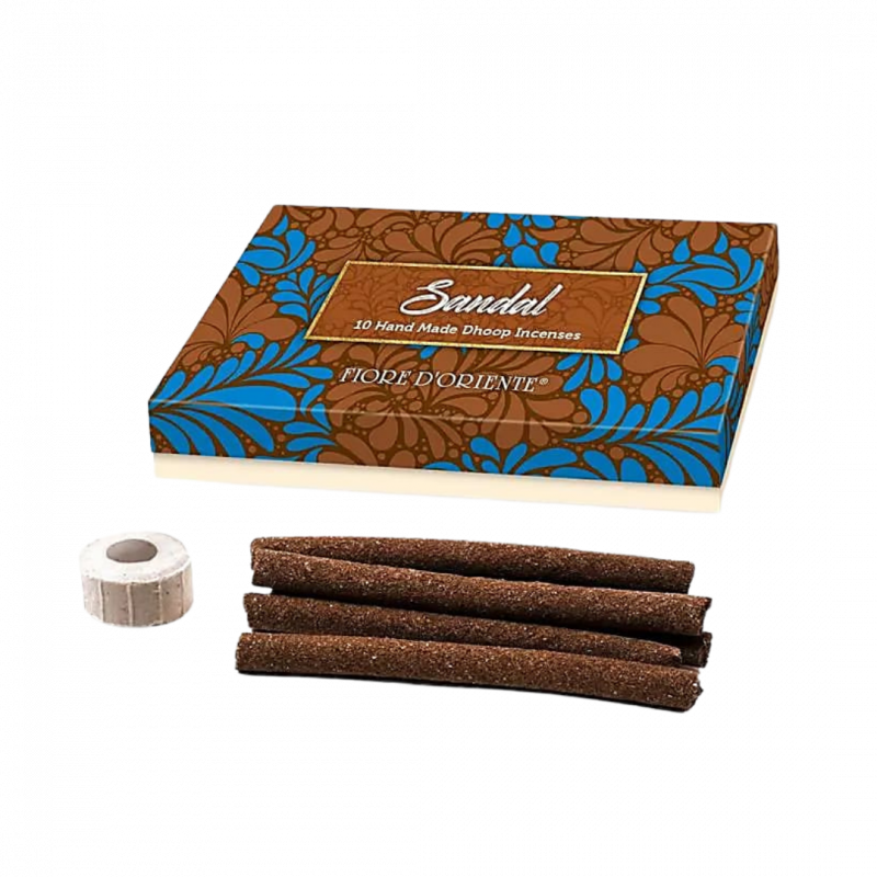Incenso dhoop sandalo 10 sticks - 20 gr