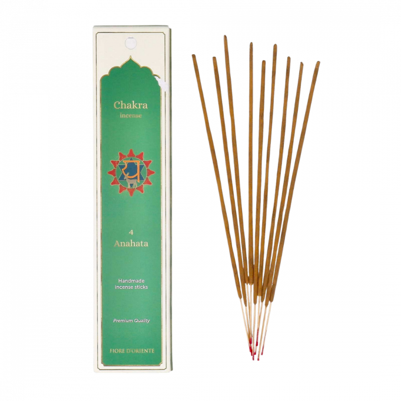 Incenso fiore d'oriente anahata 4 chakra - 10 sticks