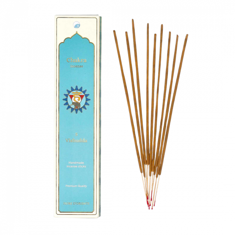 Incenso fiore d'oriente vishudda 5 chakra - 10 sticks