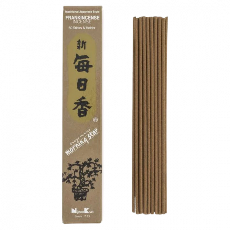 Incenso giapponese morning star frankincenso 50 sticks - 20 gr