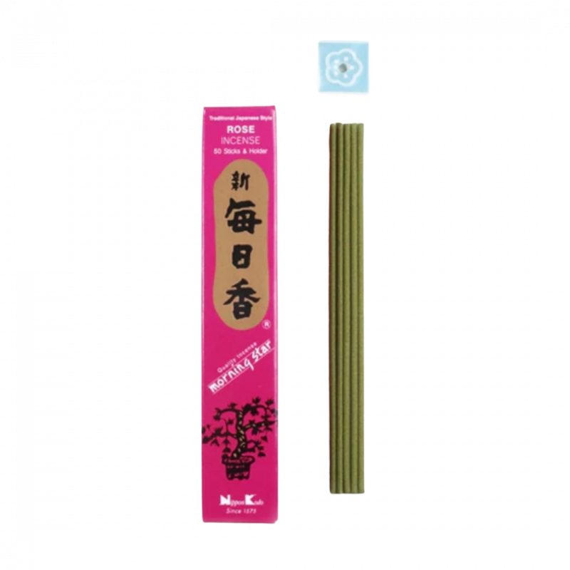 Incenso giapponese morning star rosa 50 sticks - 20 gr