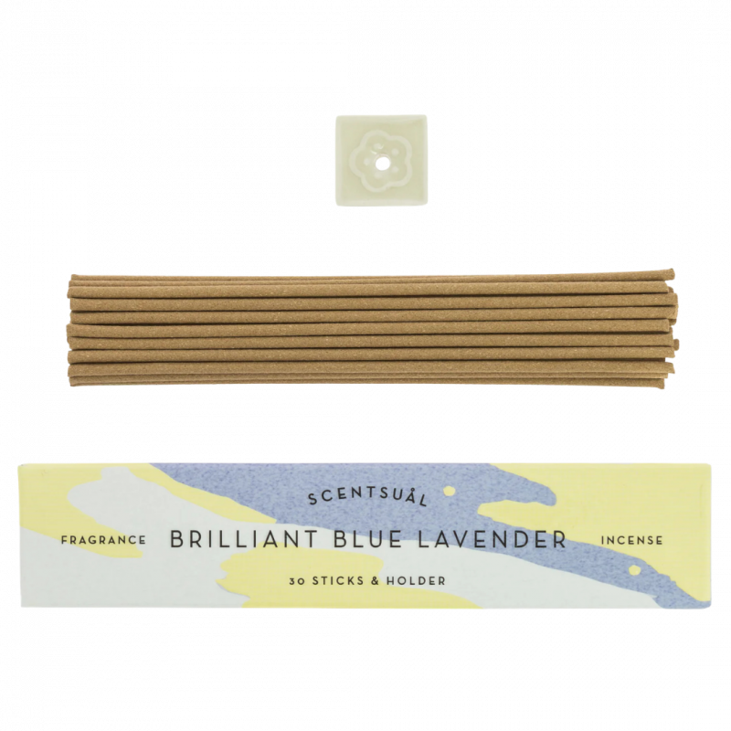 Incenso giapponese scentsual lavanda blu 30 sticks - 11 gr