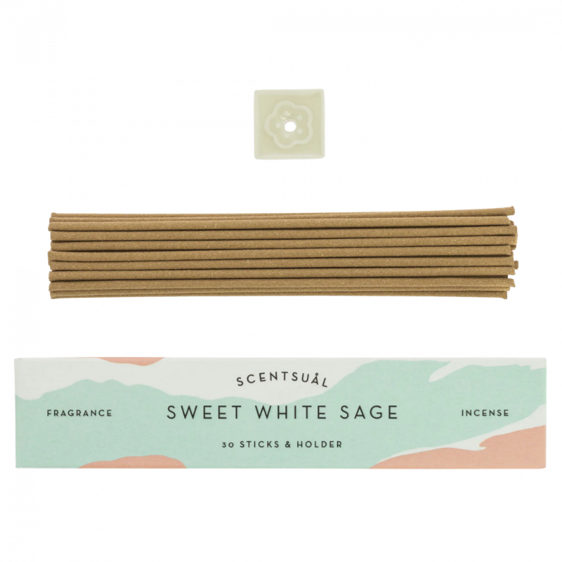 Incenso giapponese scentsual salvia bianca 30 sticks - 11 gr