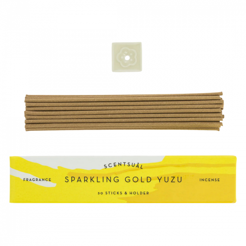 Incenso giapponese scentsual yuzu oro 30 sticks - 11 gr