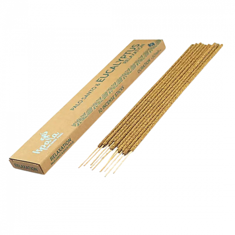 Incenso ispalla palo santo e eucalipto 10 sticks 50 min - 15 gr