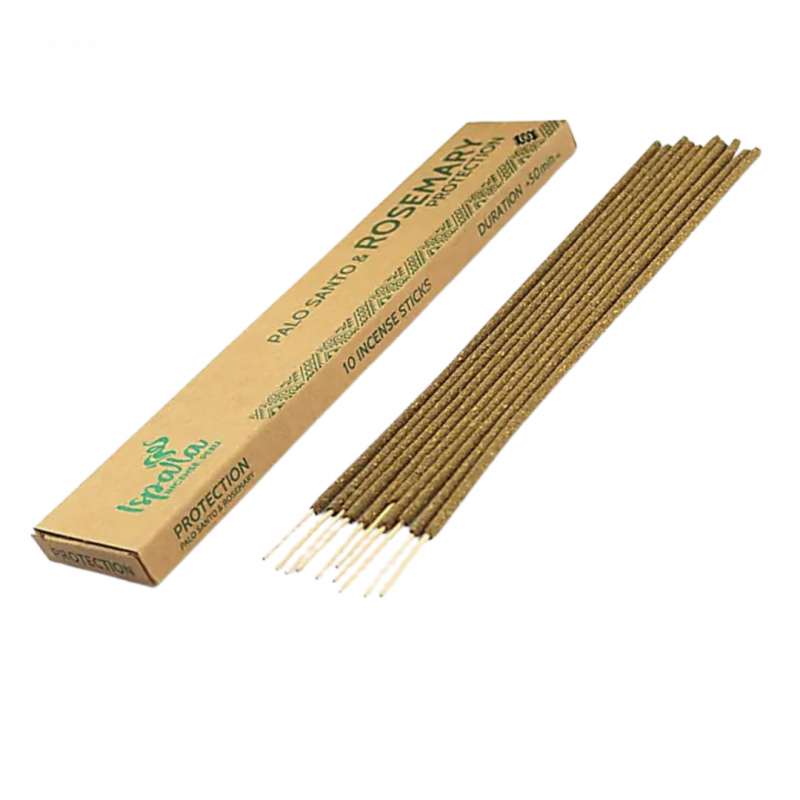 Incenso ispalla palo santo e rosmarino 10 sticks 50 min - 15 gr