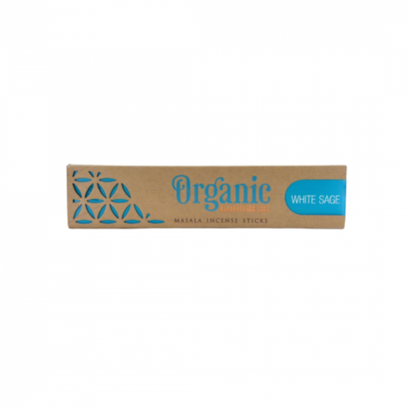 Incenso organic godness salvia bianca 17 sticks - 15 gr
