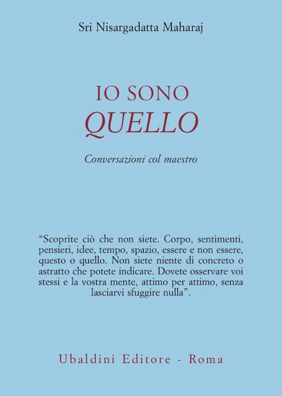 Io sono quello. Conversazioni con il maestro