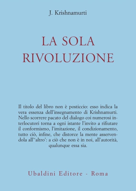 La sola rivoluzione