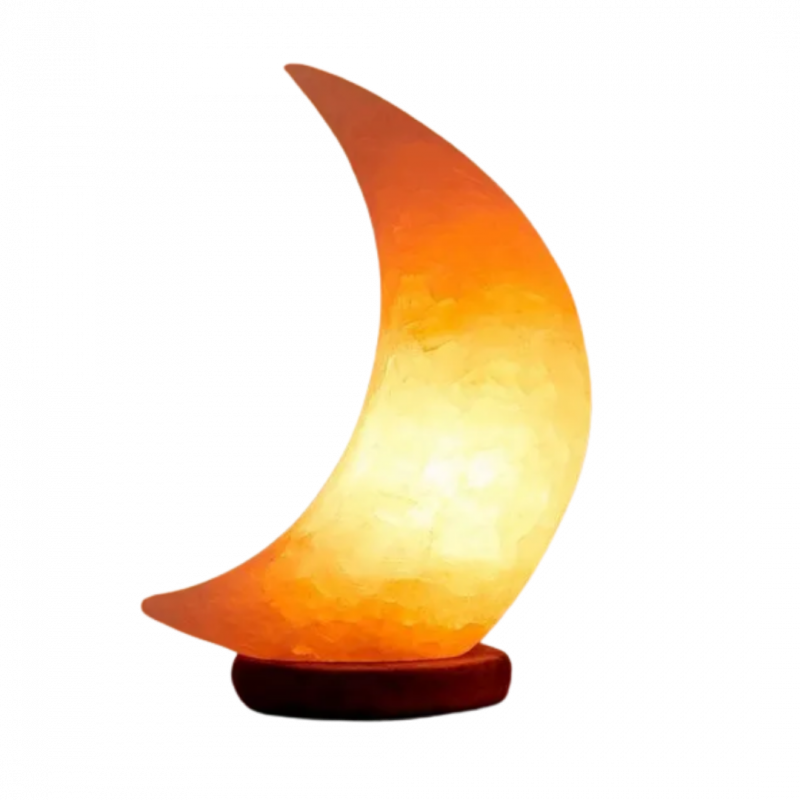 Lampada di sale himalaya luna - 15 x 35 cm