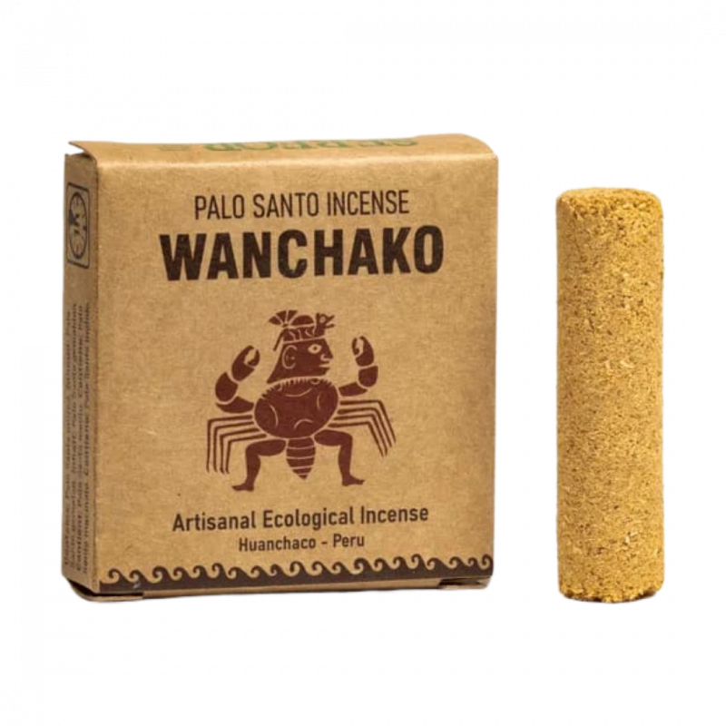 Mattoncino di incenso palo santo wanchako 4 pz - 18 gr