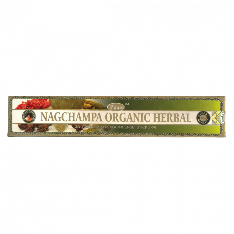 Incenso ppure nag champa herbal organic - 14 gr
