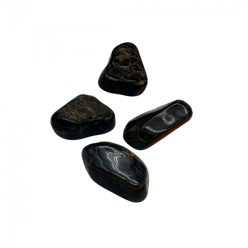 Occhio di tigre blu burattato